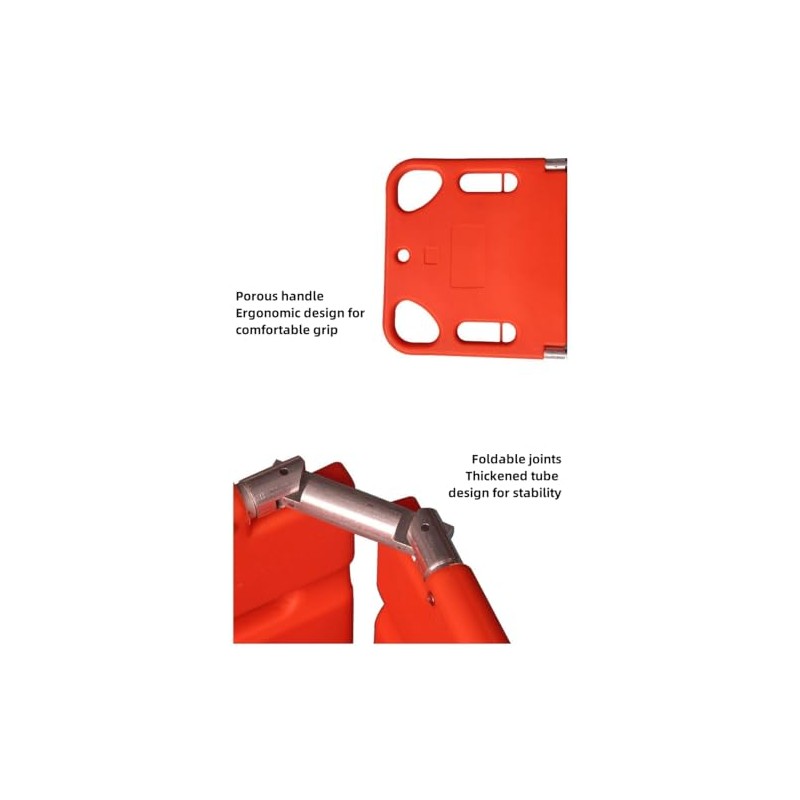 Plastic Folding Stretcher, Four-fold, Two-fold, Water-Floatable Spinal Fixation Board, Spinal