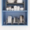Kitchen Cabinet Storage Shelves Plates Dishes Chopping Board Storage Rack