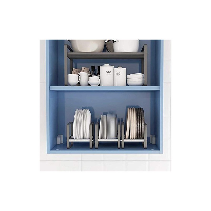 Kitchen Cabinet Storage Shelves Plates Dishes Chopping Board Storage Rack