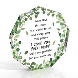 Ktiavo Christmas Gifts for Dad Gifts from Son Acrylic Stocking Fillers for Dad Birthday Gifts for Dad Step Dad Gifts from Daughter Daddy Gifts for Dads Fathers Day Gift for Dad Gift Ideas for Dad