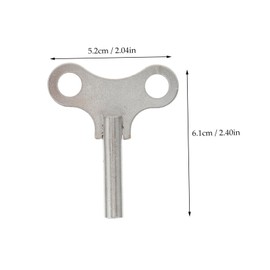 Operitacx 2Pcs Vintage Desk Clock Winding Keys Durable Steel Mechanical Clock Key Diameter for
