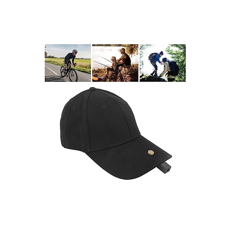 Fockety Cámara con Gorra de Béisbol 1080P para Deportes de