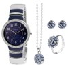 Excellanc 1800222 Women's Jewellery Set Watch Necklace Pendant Ring Earrings,
