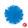 Beistle 54940-B Tulle Balls, 8", Blue