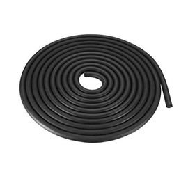 uxcell Foam Rubber Seal Weather Strip 10mm Diameter 3 Meters Long Black
