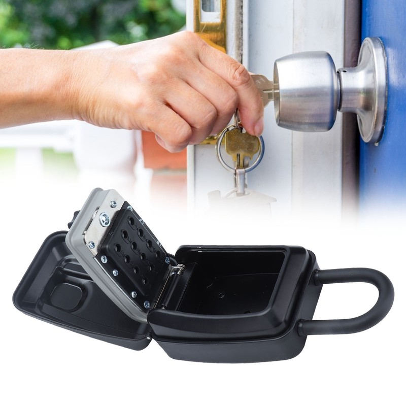 Key Locks Storage Box Large Capacity Safe 4 Digit Combination