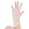 50Pairs Box Disposable PVC Examination Gloves Clear Powder Free Safety
