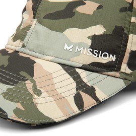 MISSION Cooling UPF Performance Hat - Unisex One Size Cap for Workouts, Golf & Running - Sweat & Water Activated Technology (Classic Camo Safari)