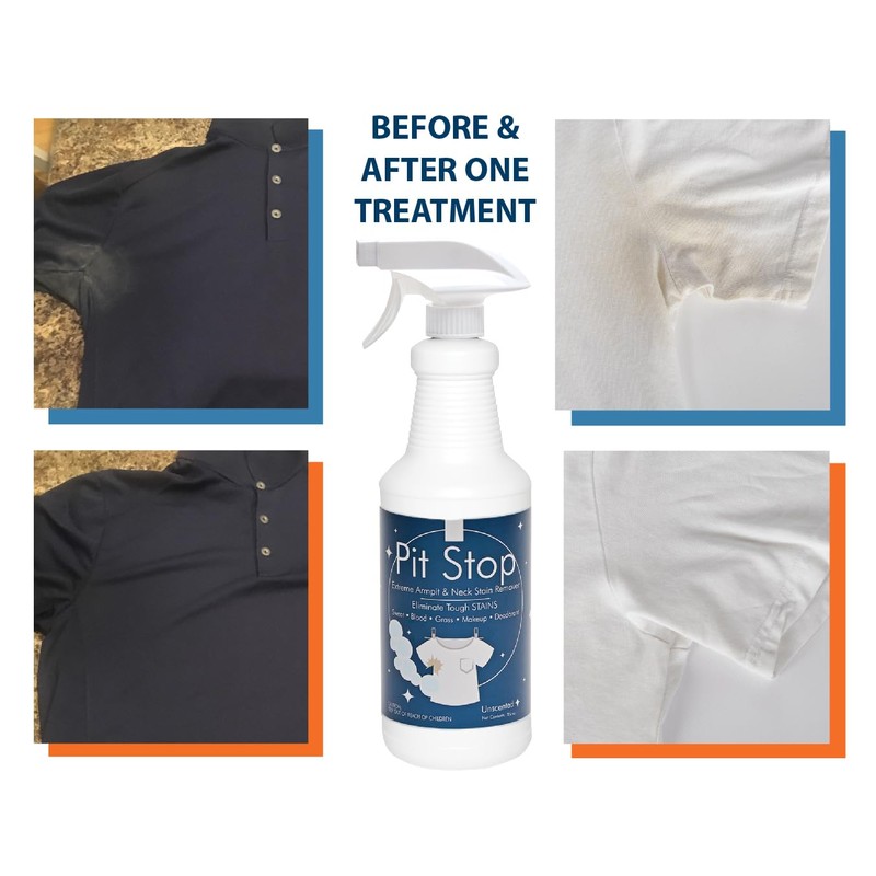 Pit Stop - Sweat Stain & Deodorant Stain Remover, Multi-Stain