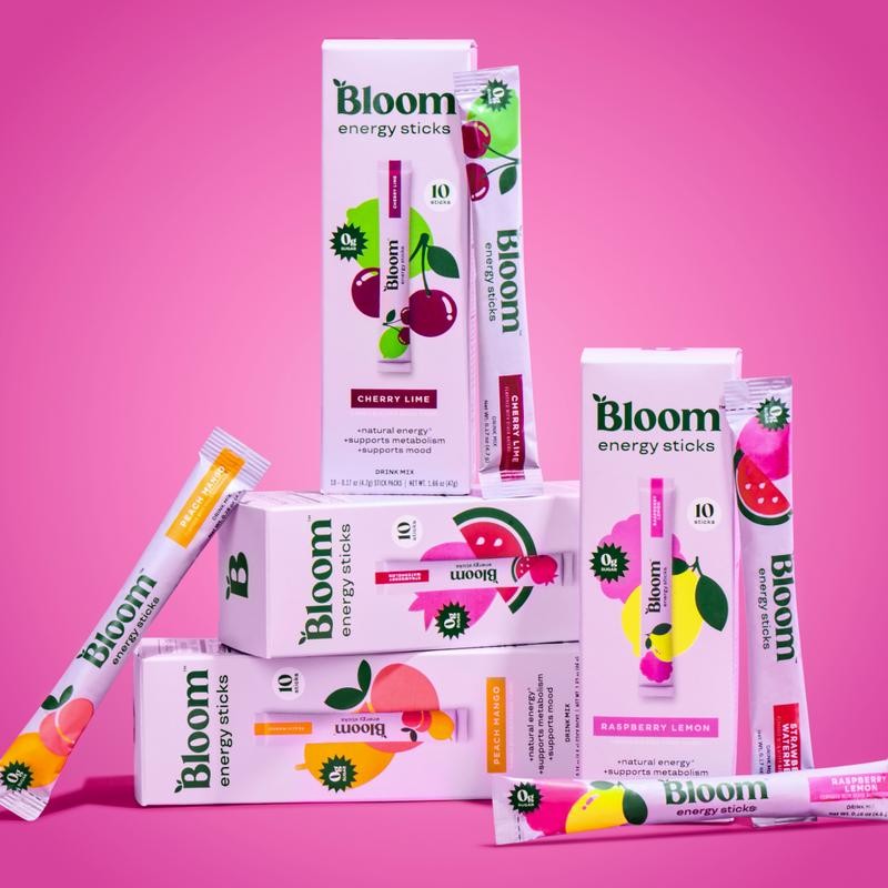 Bloom Nutrition Energy Sticks (10 Sticks) – Focus & Metabolism