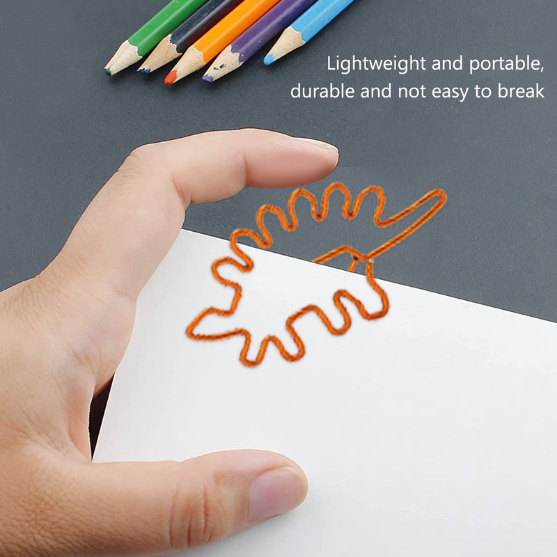 100pcs Paper Clips Portable Mini Cute Dinosaur Shape Electroplated Metal