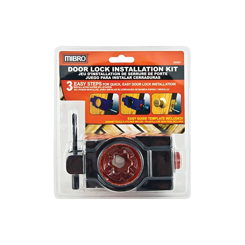 MIBRO 300681 Kit de instalacin de cerradura de puerta y
