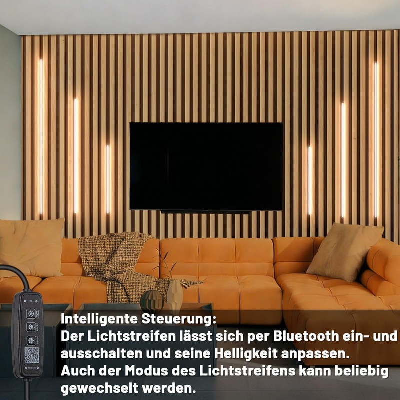 Lichaser LED Strip COB LED for Acoustic Panels 1 m,
