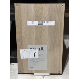 IKEA New IKEA BESTA Shelf, White Stained Oak effect 22x14 1/8 " 002.955.49