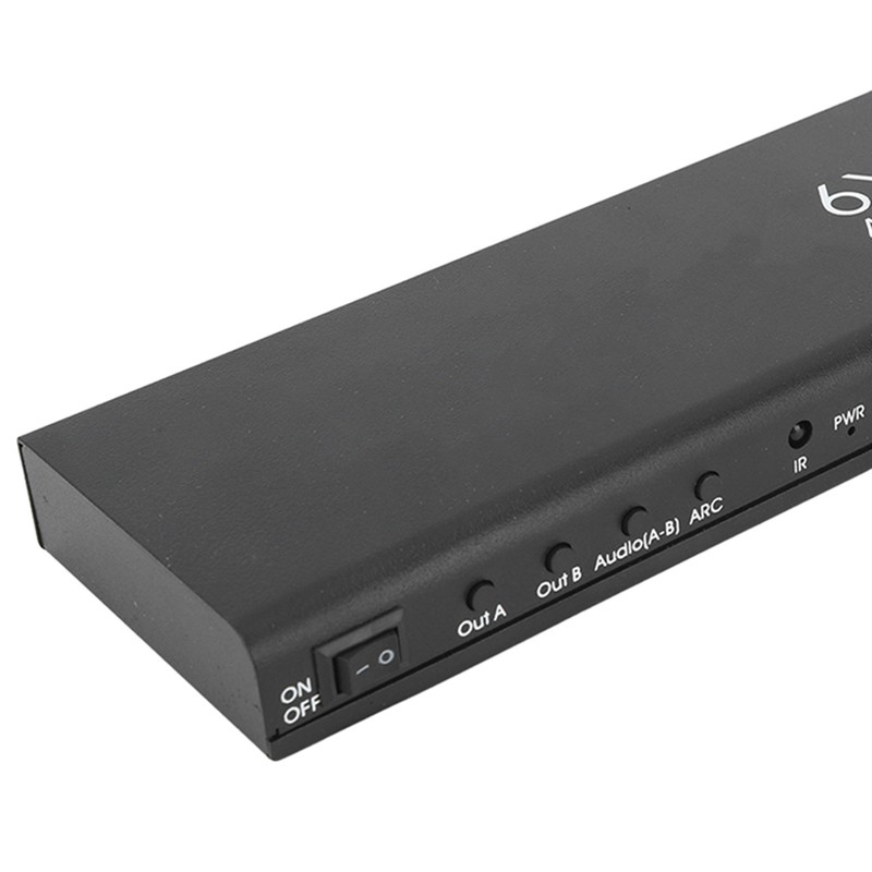 6x2 HD Multimedia Interface Switch Splitter 6 in 2 Out
