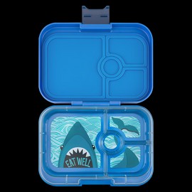 Yumbox Panino Lunch Box 4 Compartment, Surf Blue (Shark)