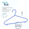 DIVCHI 40 Pack Children's Hanger Plastic Tubular Kids Hangers Non