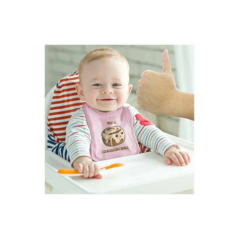 GRAPHICS & MORE I'm A Cinnamon Roll Kawaii Baby Bib