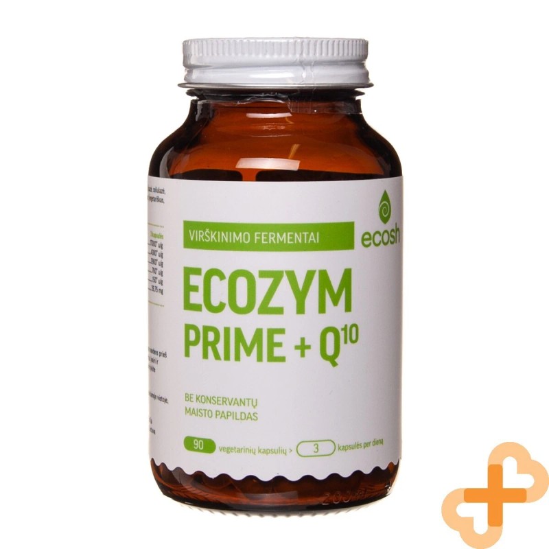 ECOSH Ecozym Prime Supplément Enzymes + Q10 Support Digestif 90