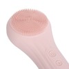 Electric Face Cleansing Brush Vibration Heating Waterproof Silicone Facial Deep