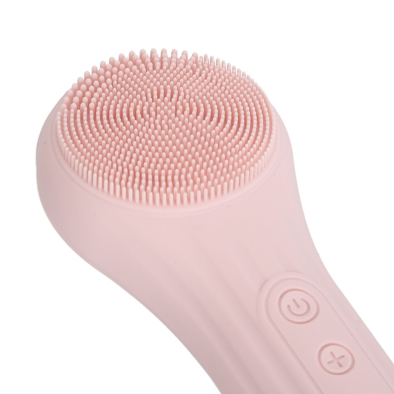 Electric Face Cleansing Brush Vibration Heating Waterproof Silicone Facial Deep