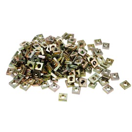 M5 x 8 x 3 mm Square Nuts, Square Nuts Made of Carbon Threaded Nuts Embedded Nuts for Furniture, Electrical Appliances (Pack of 50)