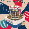 Robot Plaza Building, Blocks, Musical Box, Children, Boys, Girls, Educational