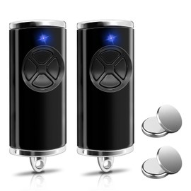 2Pack Garage Door Remote Compatible with Hormann, 868MHz Frequency Garage Door Opener replacement for Hormann HSE-4-868-BS, HSE2-868-BS, HS4-868-BS, HS1-868-BS, HSS4-868-BS, HSP4-868-BS, 4 Channels