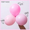 PartyWoo Light Pink Balloons 120 pcs Different Sizes of 18