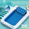 Premium Inflatable Tanning Pool Lounger | XL Inflatable Tanning Bed