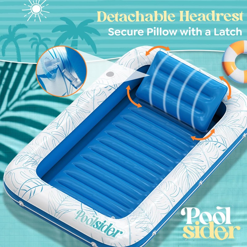 Premium Inflatable Tanning Pool Lounger | XL Inflatable Tanning Bed
