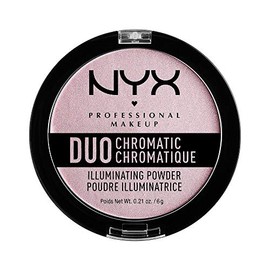 NYX Professional Makeup Duo Chromatic Illuminating Powder Highlighter- Lavender Steel, 0.021 kg