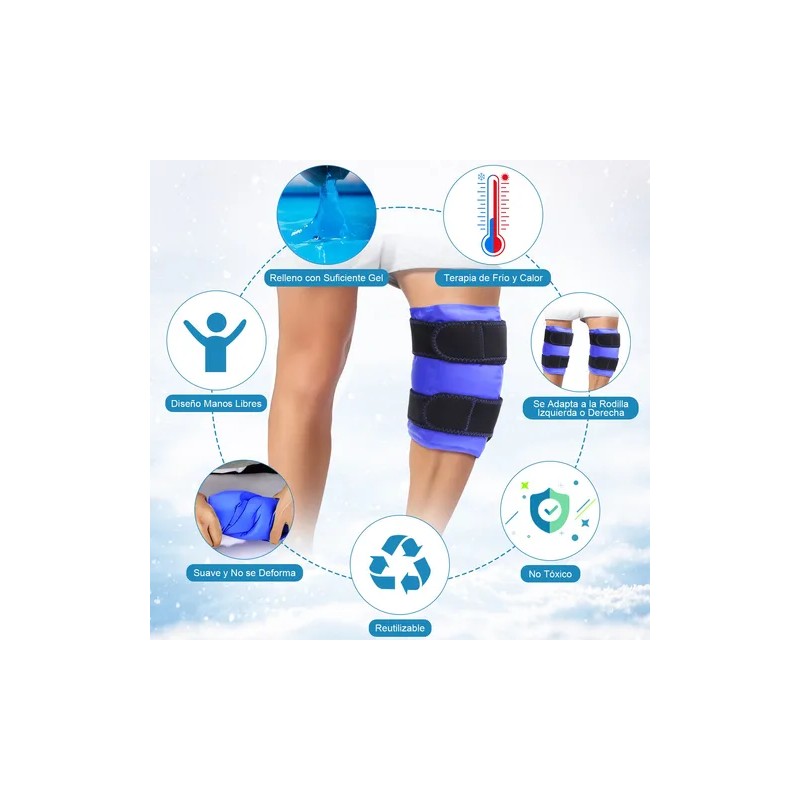 Compresa Fria Rodilla Compresas De Gel Frío Calor Para Dolor