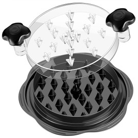 Chicken Shredder with Brush, Design Of Anti Slip Base For Chicken Slicer Tool Twist, Kitchen Essentials Grinding Shredder Adapts to Chicken、 Pork, Beef, Comes with Cleaning Brush, Black