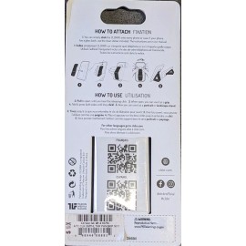 Clckr Smooth Leather Phone Grip - Navy Blue