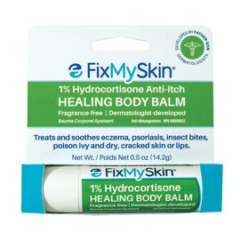 FixMySkin 1% Hydrocortisone Healing Body Balm, 0.5 oz