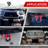 JY PERFORMANCE Front Demon Tow Hook Brackets with 3/4in Shackle