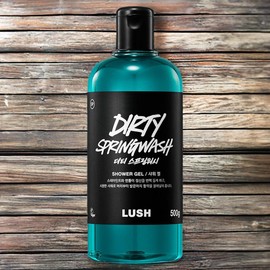 Non-irritating skin soothing dirty spring wash shower gel 1 500g / 러쉬 자극없는 피부진정 더티 스프링워시 샤워 젤 1개 500g