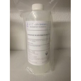 Ammonium Hydroxide 28% Liquid - NH4OH Solution - Made in USA - Size: 16 fl oz