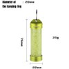 FEILBER Self Luminous Tubes Keychain Glow-in-the-Dark Pendant with Rare Earth