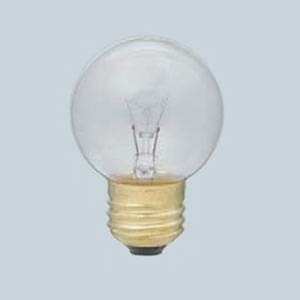 Elpa G-81H(C) Mini Ball Bulb, Lighting, E26, 100V, 110V, 40W, Clear