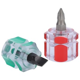 20 Piezas Set de Destornilladores Mini Stubby, Herramienta de Reparación para Máquinas de Coser de Cruz para Espacios Ajustados Y Reparaciones de Bricolaje