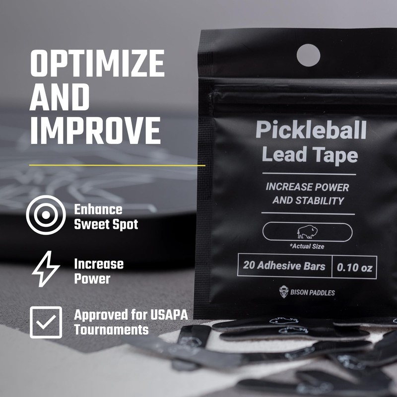 Pickleball Paddle Lead Tape