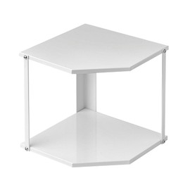 LJHFUQHUHU Kitchen Corner Storage Shelf - Under Sink Organizer, Pot Rack to Save Cabinet Space.Cabinet Shelf Rack for Countertop & Pantry, Multi-Tier Space-Saving Design