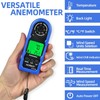 AIOMEST AI-816B Anemometer, Ultra Mini Wind Meter, Digital High Precision