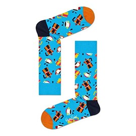 Happy Socks Men's Coffee Lover Patterned Crew Socks (9-11)