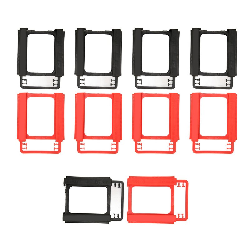 10pcs Hard Drive Bracket 2.5in Heat Dissipation High Compatibility HDD