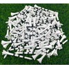 NorthPointe 3 ¼” Plastic Golf Tees – White with Black
