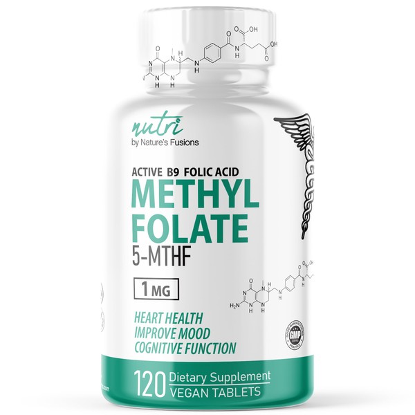 Nature's Fusions Nutri 5-MTHF L Methylfolate 1MG - 4 Month