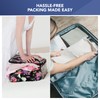 LUGG Lightweight Packing Cubes Set – Durable Polyester Travel Organizers,